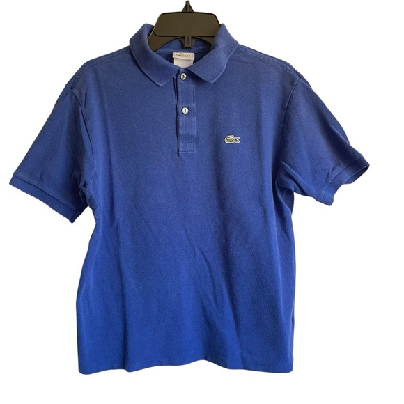 Lacoste Polo Shirt in Rich Blue Size 16 or XL - Picture 1 of 11
